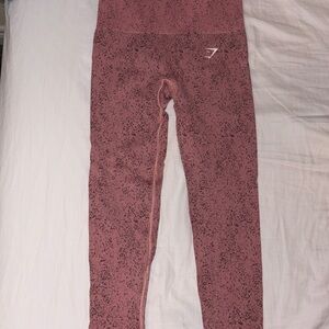 Gymshark Mauve Speckle High-Waist Seamless Leggings